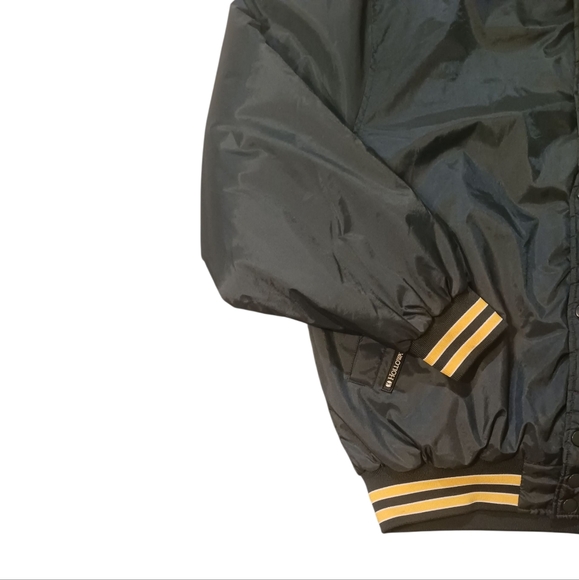 Vintage Satin Varsity Team Old English Bomber Jacket (M) - Picture 3 of 16